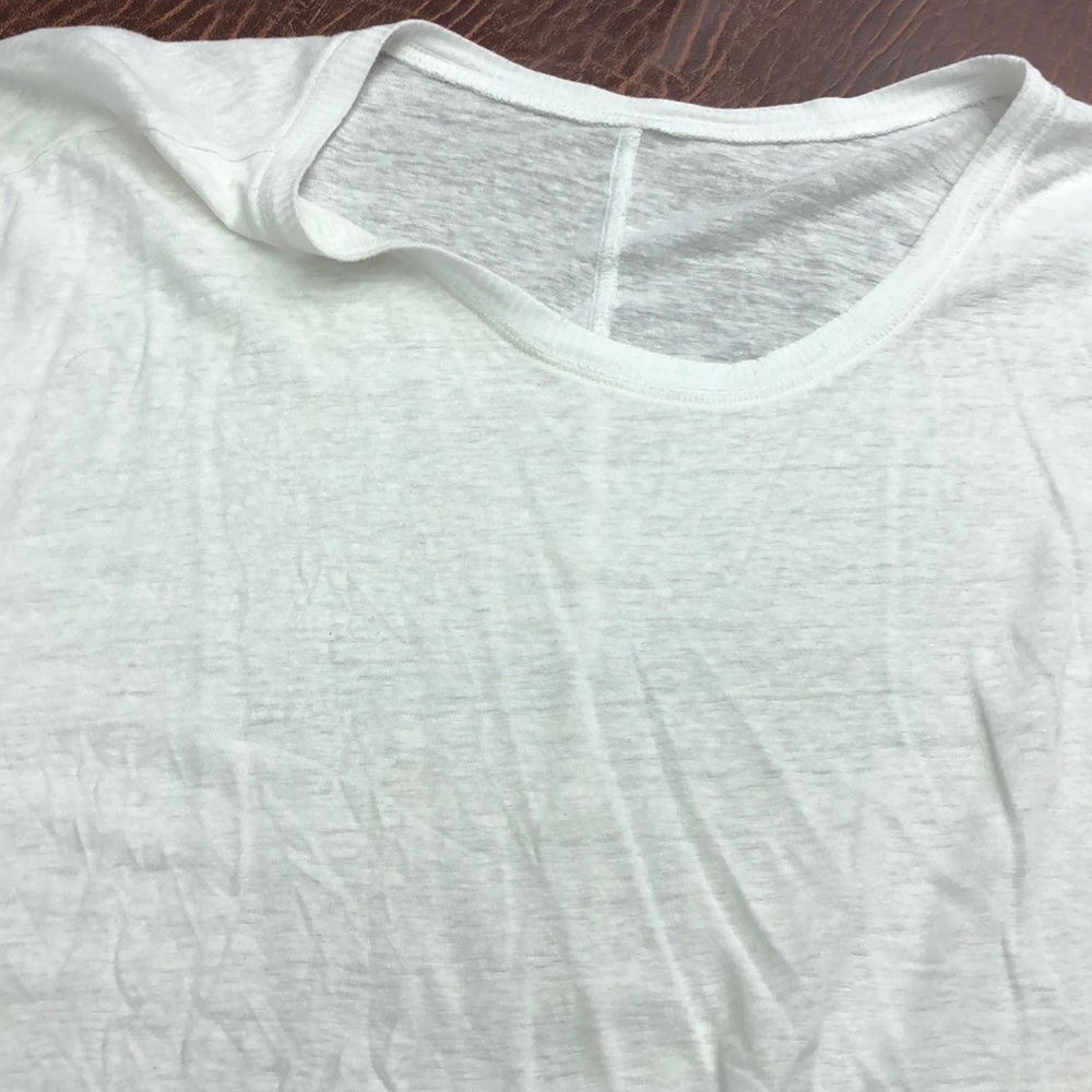 White crop wing shirt 18/20